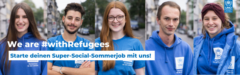 Promoter / Dialoger (m/w/d) für Reisekampagne der UNO-Flüchtlingshilfe – deutschlandweit
Abiturient*innen aufgepasst! Super Social Sommerjob