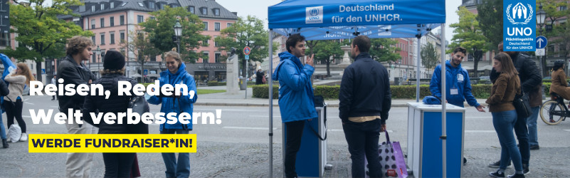 Promoter / Dialoger (m/w/d) für Reisekampagne der UNO-Flüchtlingshilfe – deutschlandweit. Student*innen aufgepasst!