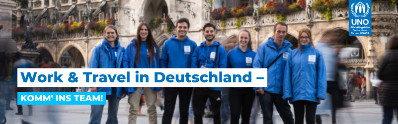 Promoter / Dialoger (m/w/d) für Reisekampagne der UNO-Flüchtlingshilfe – deutschlandweit