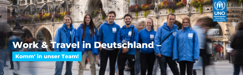 Promoter / Dialoger (m/w/d) für Reisekampagne der UNO-Flüchtlingshilfe – deutschlandweit. Student*innen aufgepasst!