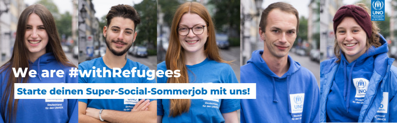  Promoter / Dialoger (m/w/d) für Reisekampagne der UNO-Flüchtlingshilfe – Berlin Abiturient*innen aufgepasst! Super Social Sommerjob 