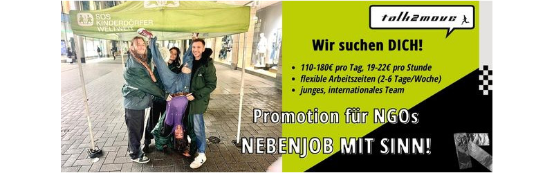 Leidenschaft für den guten Zweck? - Dein Traumjob wartet hier!