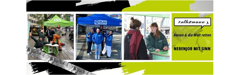  Dessau-Roßlau: Mache das Reisen zu deinem Job! Deutschlandweite Promotour sucht dich als Fundraiser:in! – Reiselust? – Wir suchen dich! 