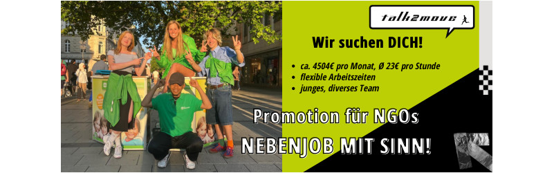 Fundraiser gesucht (a) 1000€/Woche