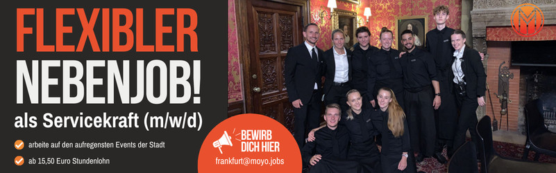 Bad Vilbel: Nebenjob: Kellner (m/w/d) im Raum Frankfurt am Main